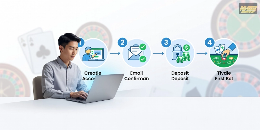 Hướng dẫn từng bước đăng ký tài khoản live casino nh88 an toàn và nhanh chóng